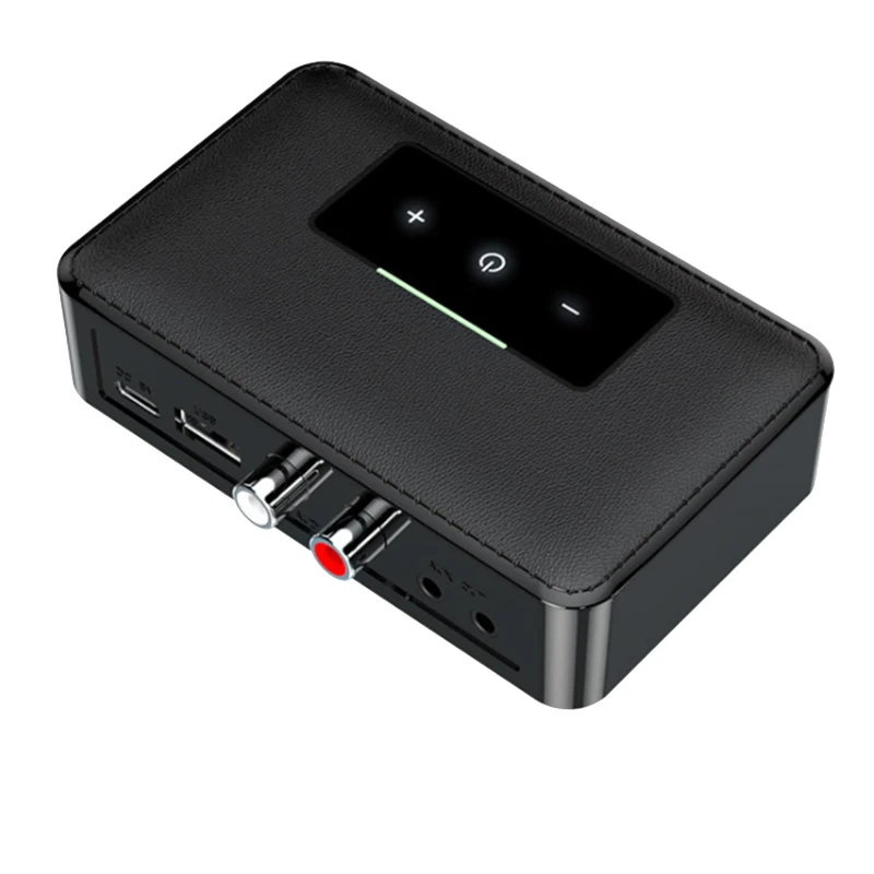 

Приемник-передатчик Bluetooth 5,0 с контактной кнопкой, Hi-Fi стерео аудио 3,5 мм, RCA U-диск, NFC Беспроводной адаптер для ТВ, автомобильный комплект