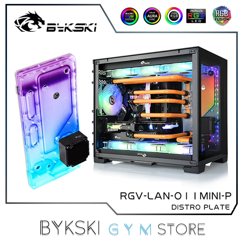 

Bykski Distro Plate for LIAN LI O11 Dynamic Mini Case,MOD Water Cooling Resevoir Pump Kit for PC CPU GPU,RGV-LAN-O11MINI-P