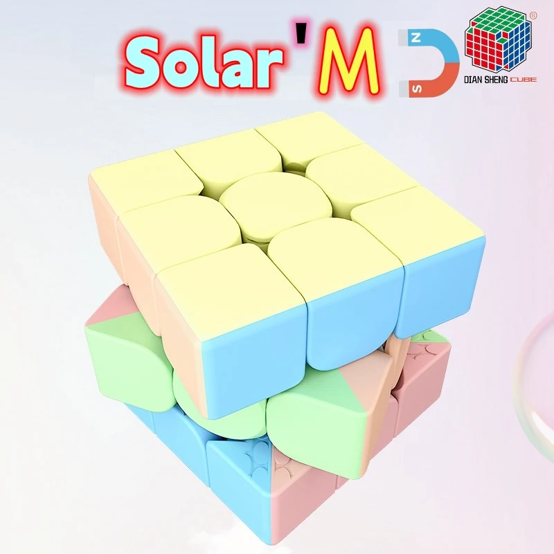 

DIAN SHENG Magico Cubo Macaron Magnet 3x3 2x2 3M 2M Speed Cube Magnetic Magic Cube 3x3x3 Puzzle Toy Mágico 3*3*3 кубики головол