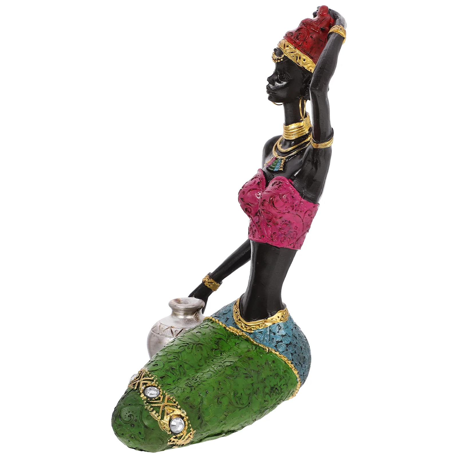 Resin Black Figurines African Women Sculpture Creative Vintage Gift Crafts Dolls Ornament
Resin Black Figurines African Women Sculpture Creative Vintage Gift Crafts Dolls Ornament
