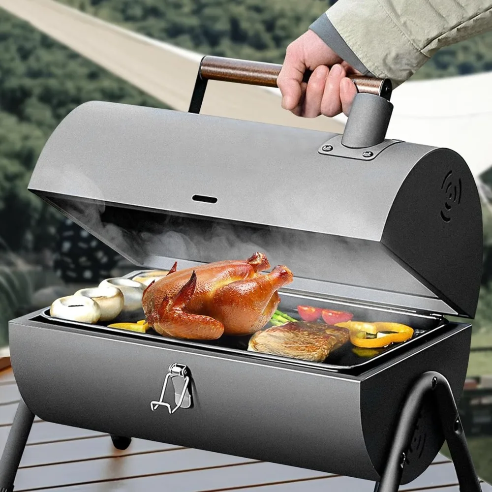

Protable Charcoal Grill Outdoor Stove: BBQ Easy to take Two Side Carbon Griller