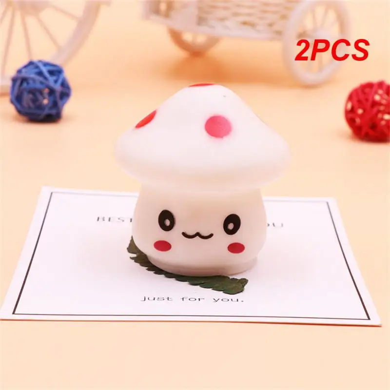 

2PCS Night Light Colorful Mushroom x 7 Color Baby Kids Room Desk Bedside Decoration Lamp