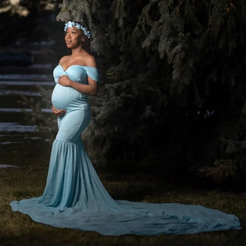 Chiffon Pregnancy Gown Off Shoulder Dress For Pregnant Women Trailing Sweep Length Train Mist Due Date Memento Bump Photography
Chiffon Pregnancy Gown Off Shoulder Dress For Pregnant Women Trailing Sweep Length Train Mist Due Date Memento Bump Photography