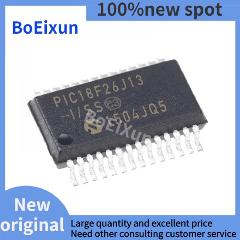 1-100 PCS PIC18F26J13-I/SS SSOP-28 18F26J13 Embedded Microcontroller IC Chip Package SOP Brand New Original
1-100 PCS PIC18F26J13-I/SS SSOP-28 18F26J13 Embedded Microcontroller IC Chip Package SOP Brand New Original