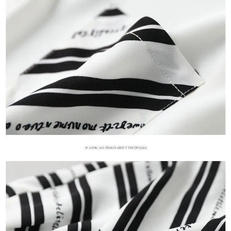Fashionable Casual Striped Patchwork Short Sleeved T-shirt Summer Casual Loose Slimming Versatile Tops Fashion Clothes for Women Fashionable Casual Striped Patchwork Short Sleeved T-shirt Summer Casual Loose Slimming Versatile Tops Fashion Clothes for Women