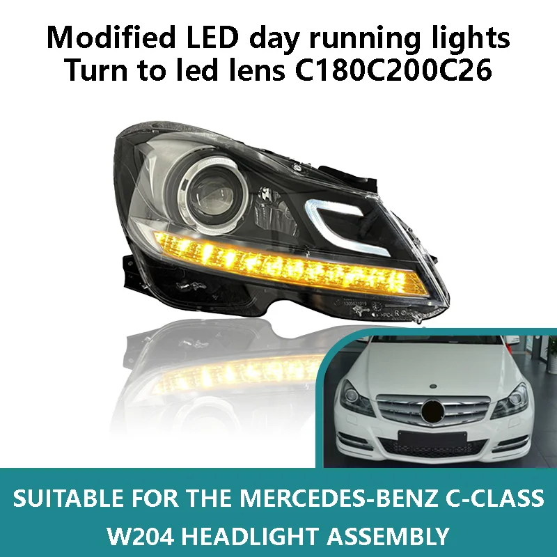 2 PCS LED Headlight For Benz C Class W204 2011-2014 LED C180 C200 C260 DRL Dynamic Turn Signal Front Lights Xenon Projector
2 PCS LED Headlight For Benz C Class W204 2011-2014 LED C180 C200 C260 DRL Dynamic Turn Signal Front Lights Xenon Projector