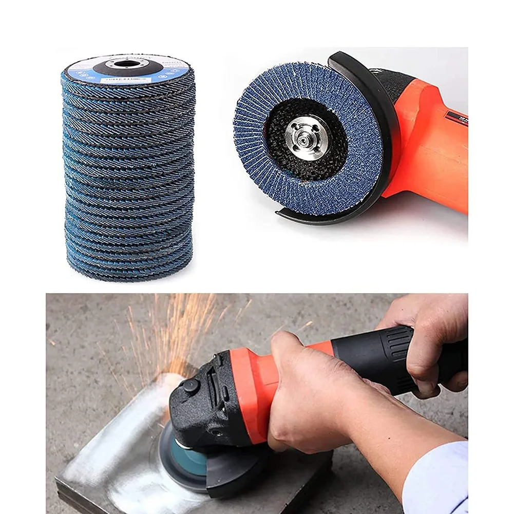 125mm 5Inch Flap Polishing Wheel Grinding Disc 40/60/80/120 Grit For Angle Grinder 13000 Rpm Metal Wood Polishing Abrasive Wheel
125mm 5Inch Flap Polishing Wheel Grinding Disc 40/60/80/120 Grit For Angle Grinder 13000 Rpm Metal Wood Polishing Abrasive Wheel