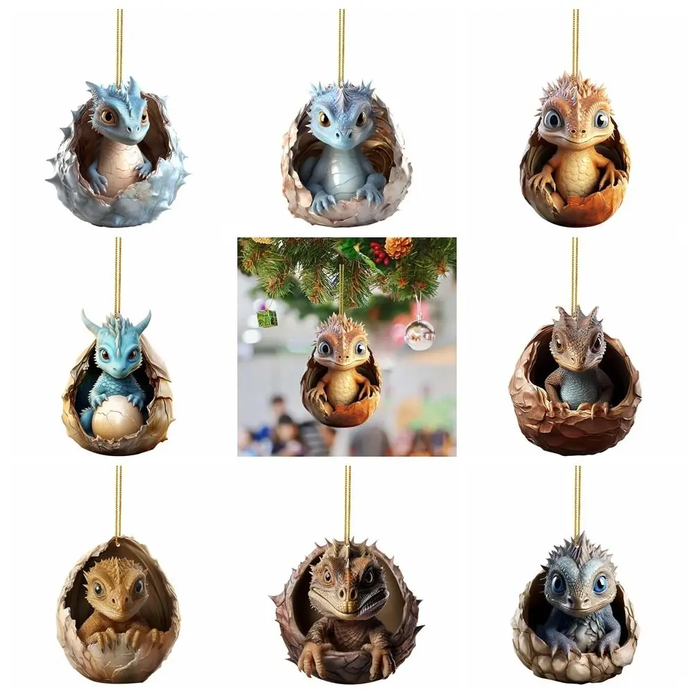 Cartoon Christmas Dragon Pendant 2D Acrylic Crafts Acrylic Dragon Pendant Dragon Egg Eye-Catching Dragon Baby Egg Ornament
Cartoon Christmas Dragon Pendant 2D Acrylic Crafts Acrylic Dragon Pendant Dragon Egg Eye-Catching Dragon Baby Egg Ornament