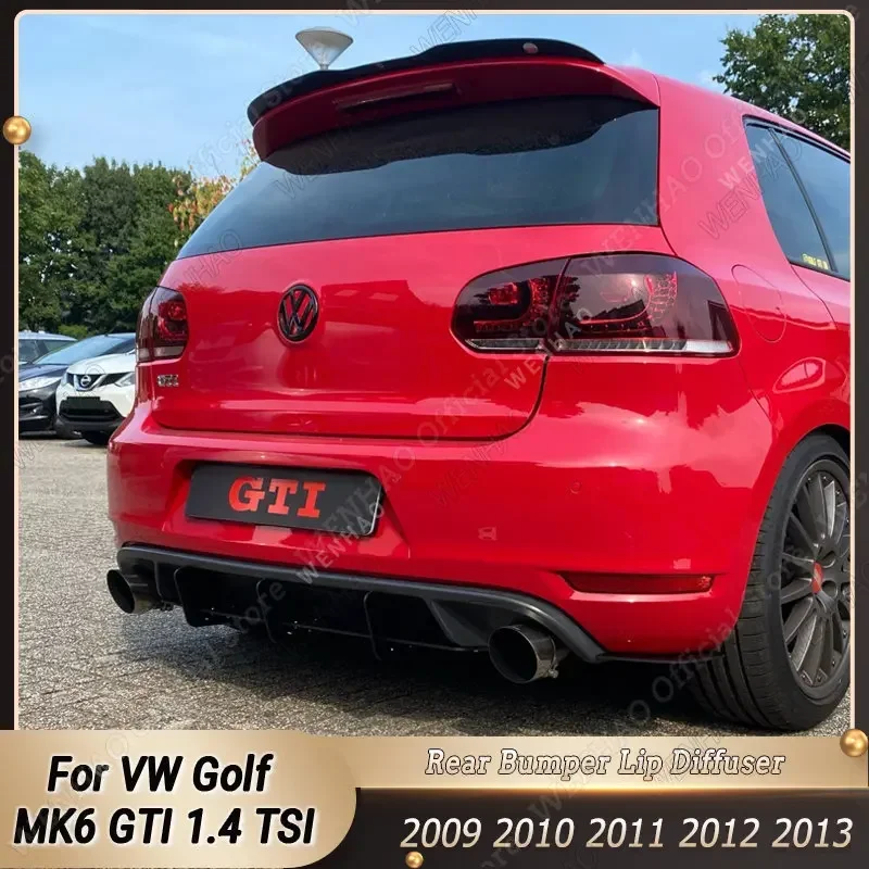 Rear Bumper Lip Diffuser Flag Spoiler Splitter For VW Golf MK6 GTI 1.4 TSI 2009-2013 Gloss Black Body Kit Car-Styling Protector
Rear Bumper Lip Diffuser Flag Spoiler Splitter For VW Golf MK6 GTI 1.4 TSI 2009-2013 Gloss Black Body Kit Car-Styling Protector