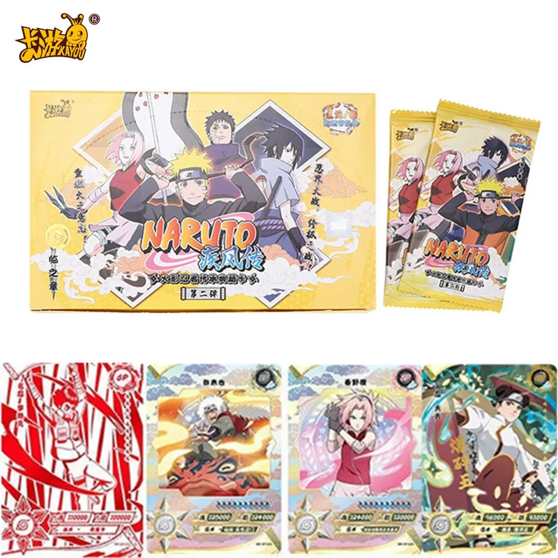 KAYOU Naruto Cards Uzumaki Uchiha Haruno Hatake Anime Store Figures Hero Paper Games Flash Toy Gift Original Movie Rare Album
KAYOU Naruto Cards Uzumaki Uchiha Haruno Hatake Anime Store Figures Hero Paper Games Flash Toy Gift Original Movie Rare Album