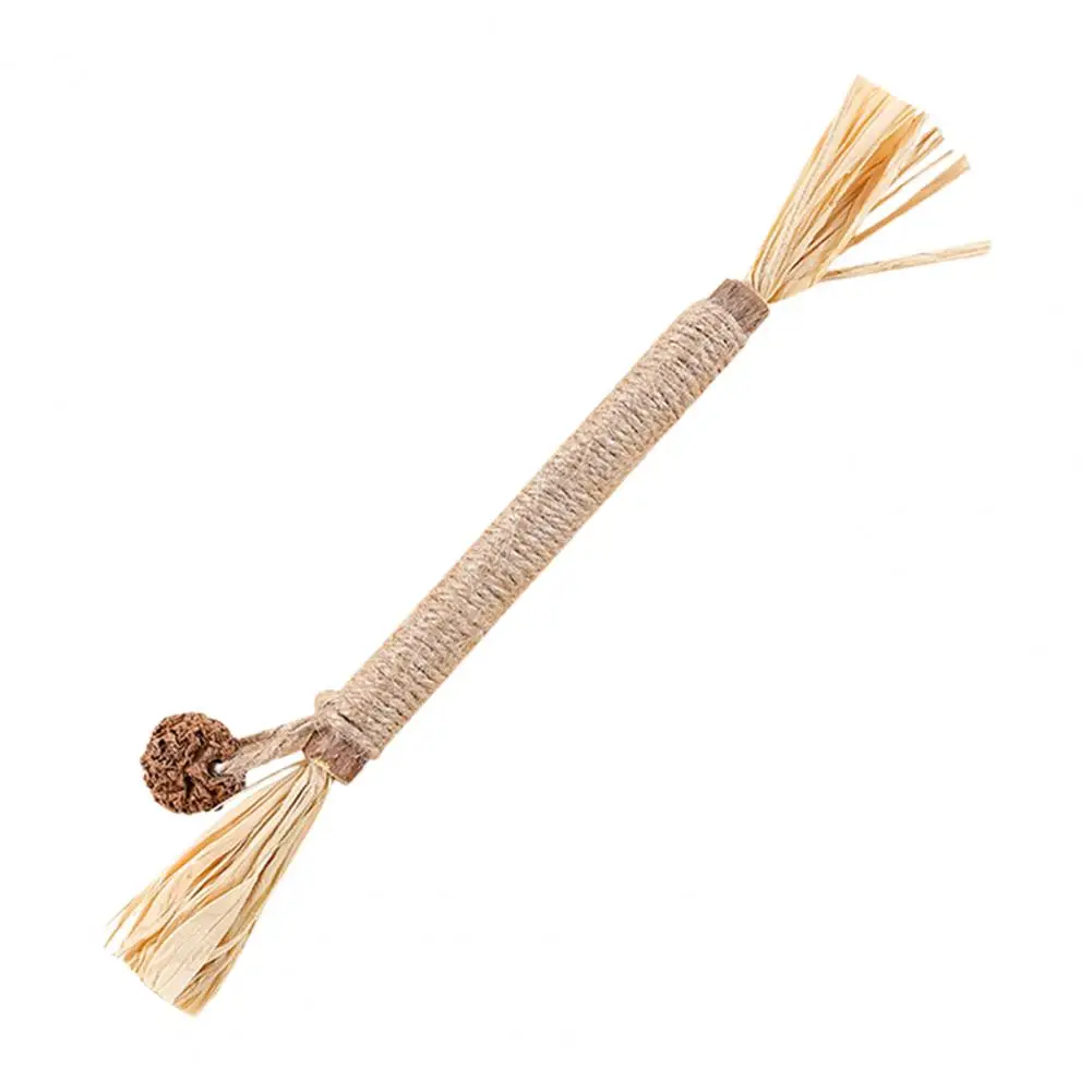 Cat Chew Stick with Feather Polygonum Wood Sisal Rope Bite-Resistant Dental Care Teeth Cleaning Interactive Pet Molar Toy Kitten
Cat Chew Stick with Feather Polygonum Wood Sisal Rope Bite-Resistant Dental Care Teeth Cleaning Interactive Pet Molar Toy Kitten