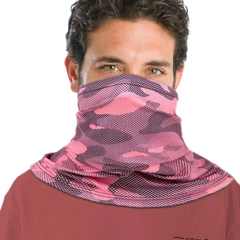 

Face Bandana Summer Cooling Gaiter For Outdoor Sun Protection Motorcycle Riding Heat Insulation Ice Silk Bandana For