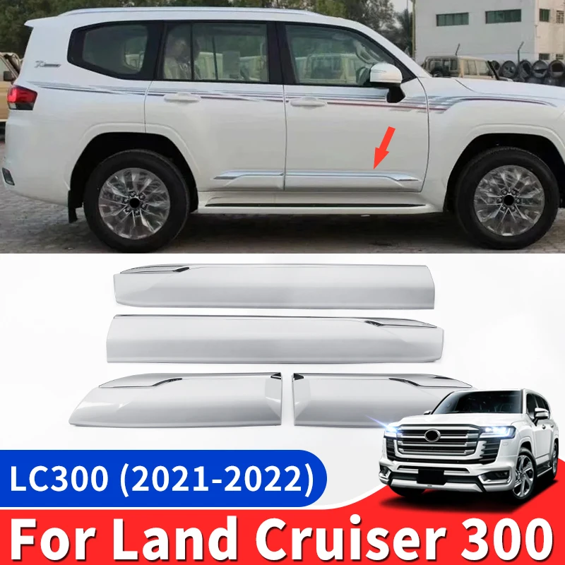 Для Toyota Land Cruiser 300, 2023, 2022, автомобильная дверь, Противоударная панель, Lc300, аксессуары для украшения кузова автомобиля, хромированный корпус Улучшенный внешний вид, модификация, дверная Защитная панель 
Для Toyota Land Cruiser 300, 2023, 2022, автомобильная дверь, Противоударная панель, Lc300, аксессуары для украшения кузова автомобиля, хромированный корпус Улучшенный внешний вид, модификация, дверная Защитная панель