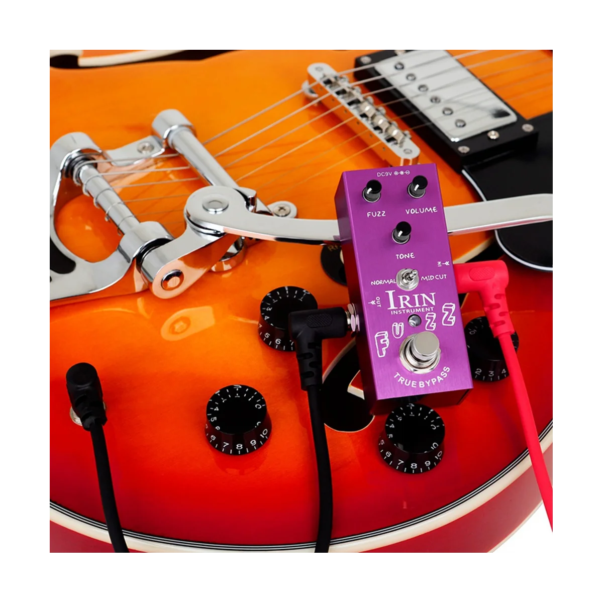 IRIN Guitar Effector Electric Guitar Fuzz Effector Chorus Professional Single Block Small Effector
IRIN Guitar Effector Electric Guitar Fuzz Effector Chorus Professional Single Block Small Effector