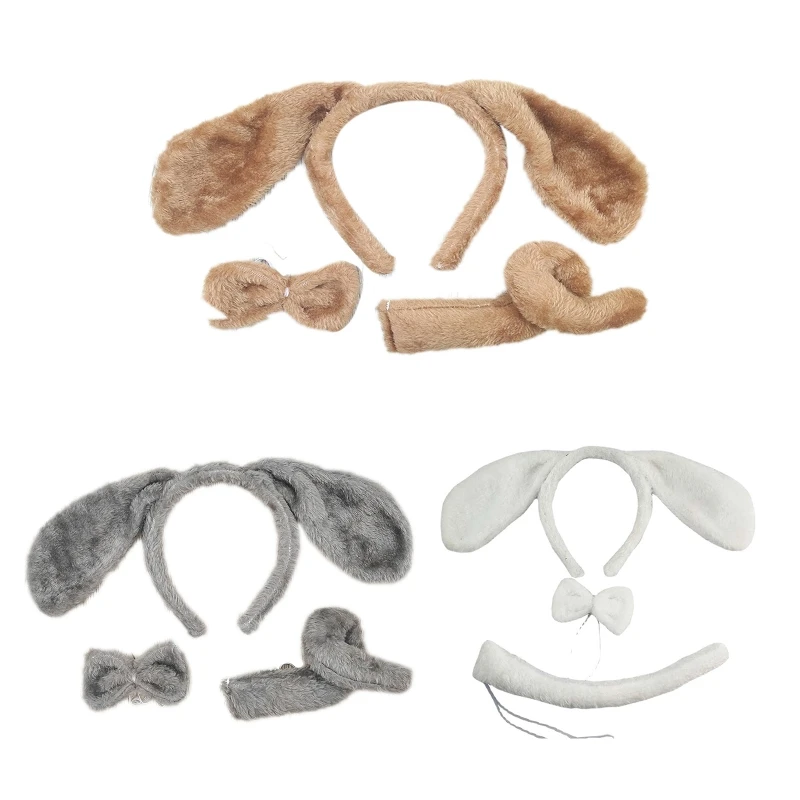 MXMB for Creative Plush Animal Hair Hoop Dog Ears Headband + Bow + Tail Set Dog Ears Hair Hoop for Birthday Party Gatherings
MXMB for Creative Plush Animal Hair Hoop Dog Ears Headband + Bow + Tail Set Dog Ears Hair Hoop for Birthday Party Gatherings
