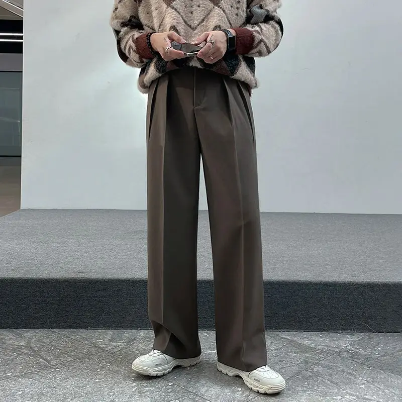 Vintage Solid Color Youth Men's Business Pants Classic Zipper Button Straight Cylinder Casual Male Suit Trousers 2023 N34
Vintage Solid Color Youth Men's Business Pants Classic Zipper Button Straight Cylinder Casual Male Suit Trousers 2023 N34