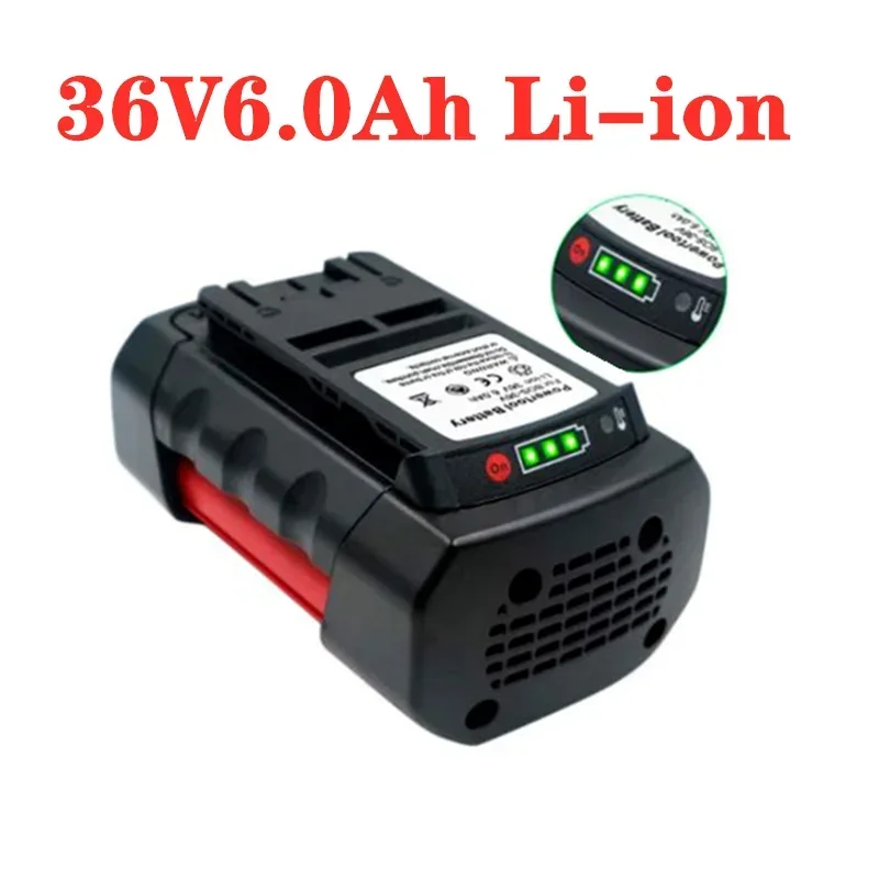 Replacement Batteries Lithium-Ion for BOSCH 6000mAh 36V Li-ion Rechargeable Battery BAT810 BAT836 BAT840 GBH36V-LI Power Tools
Replacement Batteries Lithium-Ion for BOSCH 6000mAh 36V Li-ion Rechargeable Battery BAT810 BAT836 BAT840 GBH36V-LI Power Tools