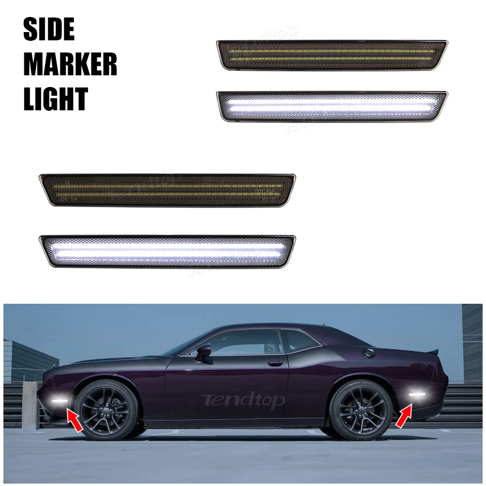 LED Side Marker Lamp Turn Signal Lights Driving Light OEM Front Rear Bumper Indicator For Dodge Challenger 2015-2023
LED Side Marker Lamp Turn Signal Lights Driving Light OEM Front Rear Bumper Indicator For Dodge Challenger 2015-2023
