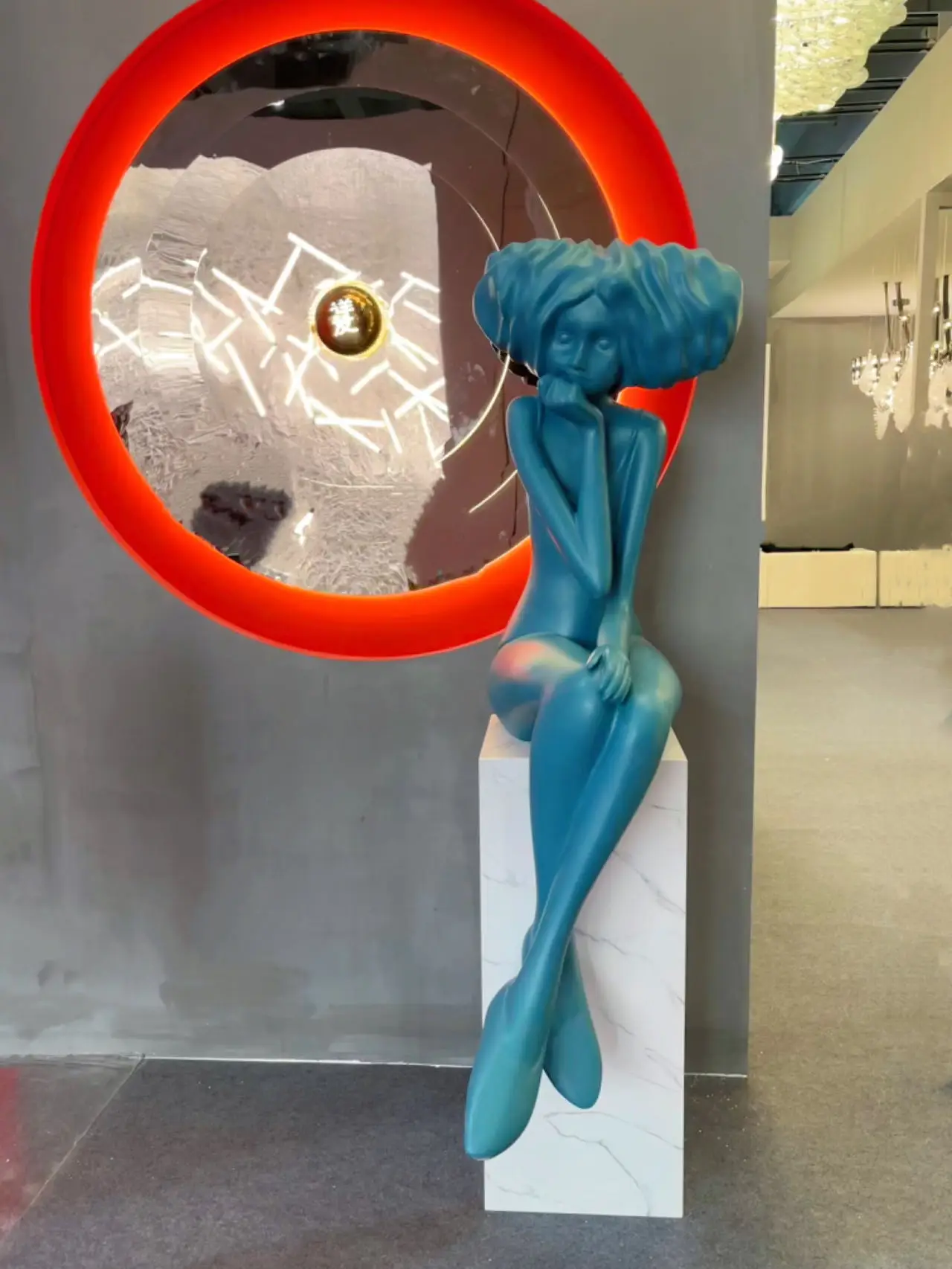 Modern Abstract Figure Sculpture of Flower Season Girls, Floor to Floor Decoration, Sales Office, Model Room, Hotel Lobby, Soft
Modern Abstract Figure Sculpture of Flower Season Girls, Floor to Floor Decoration, Sales Office, Model Room, Hotel Lobby, Soft
