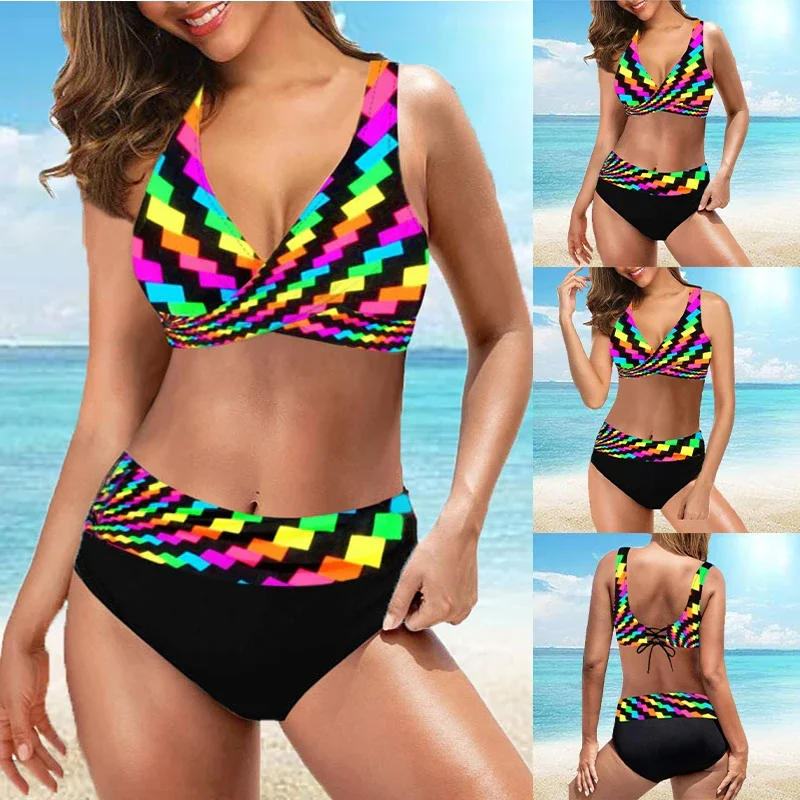 2023 New Bikini Sexy Beach Swimwear Women's Summer Fashion Design Printed Swimwear Bikini Set Women's Two Piece Swimwear
2023 New Bikini Sexy Beach Swimwear Women's Summer Fashion Design Printed Swimwear Bikini Set Women's Two Piece Swimwear