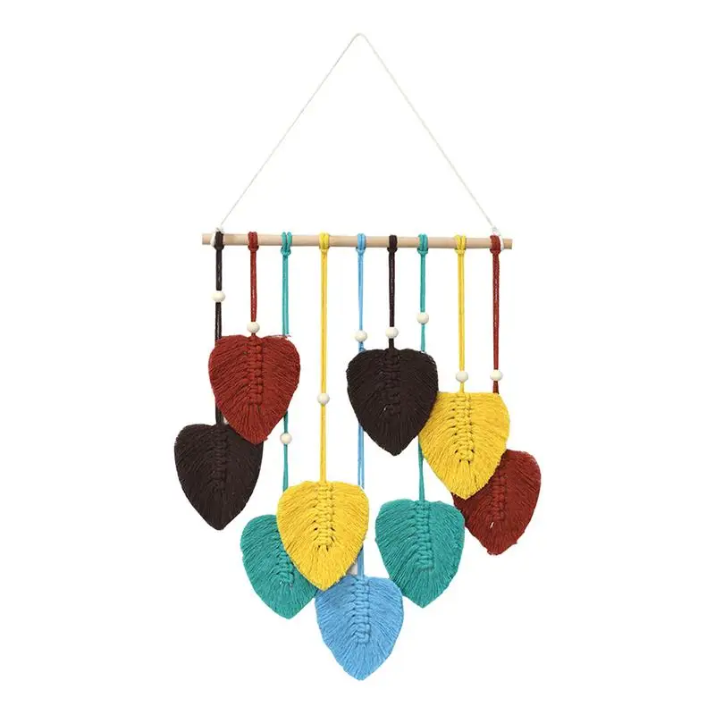 Handmade Macrame Wall Leaf Decoration Exquisite Boho Leaves for Bedrooms Offices Balconies Living Rooms Farmhouse Elegance
Handmade Macrame Wall Leaf Decoration Exquisite Boho Leaves for Bedrooms Offices Balconies Living Rooms Farmhouse Elegance