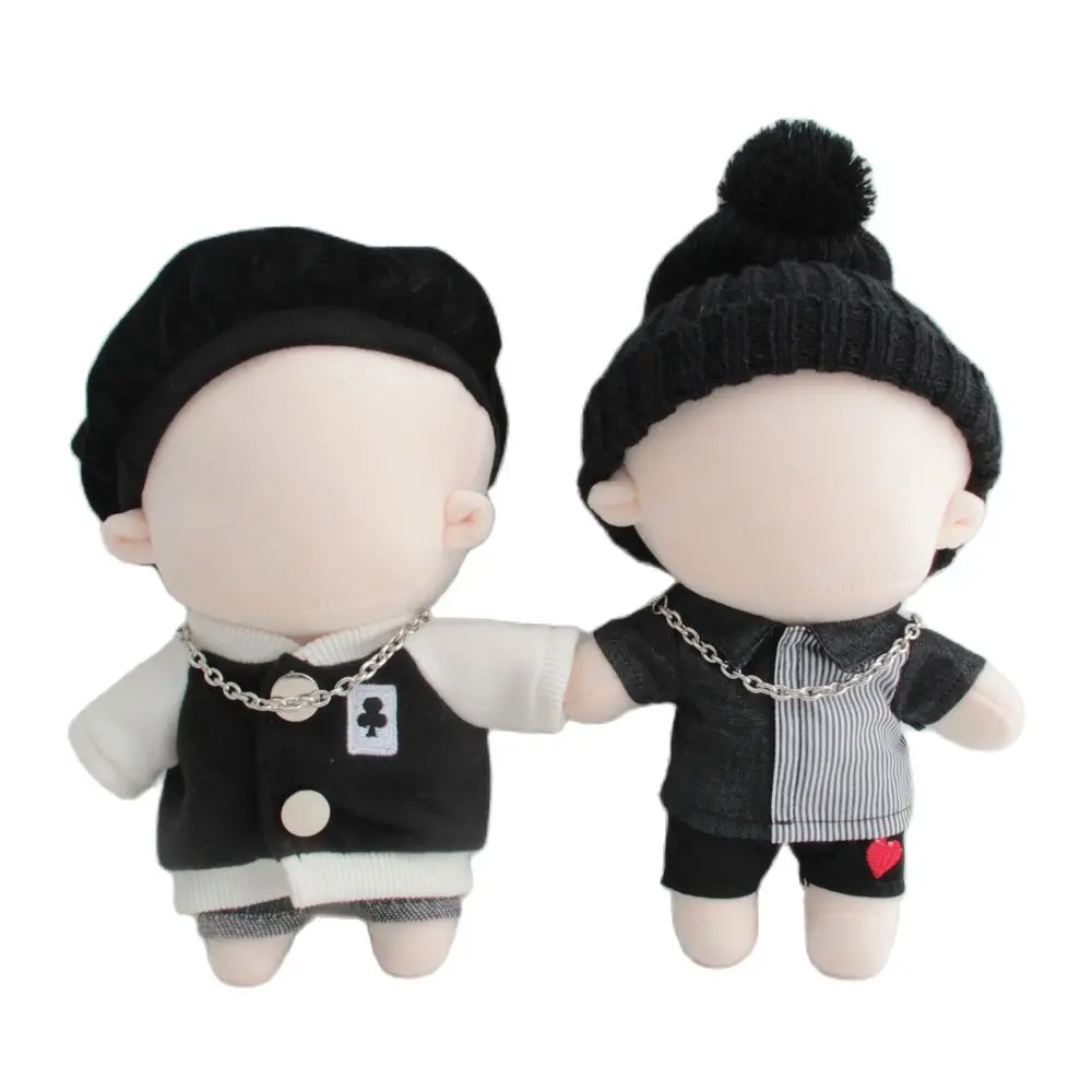 20CM Doll Striped Shirt + Shorts Denim Jeans For Korean Idol Stray Kids Dolls Clothes Change Dressing Game Toy Doll Jeans
20CM Doll Striped Shirt + Shorts Denim Jeans For Korean Idol Stray Kids Dolls Clothes Change Dressing Game Toy Doll Jeans