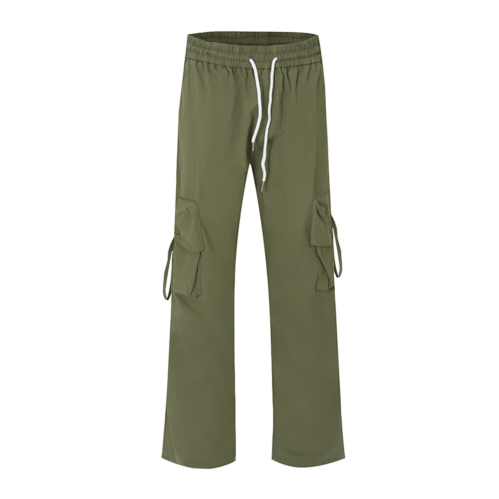 Knee Pleated Multi-pockets Streetwear Baggy Drawstring Cargo Pants Men's Straight Y2K Vibe Style Loose Overalls Unisex Trousers
Knee Pleated Multi-pockets Streetwear Baggy Drawstring Cargo Pants Men's Straight Y2K Vibe Style Loose Overalls Unisex Trousers
