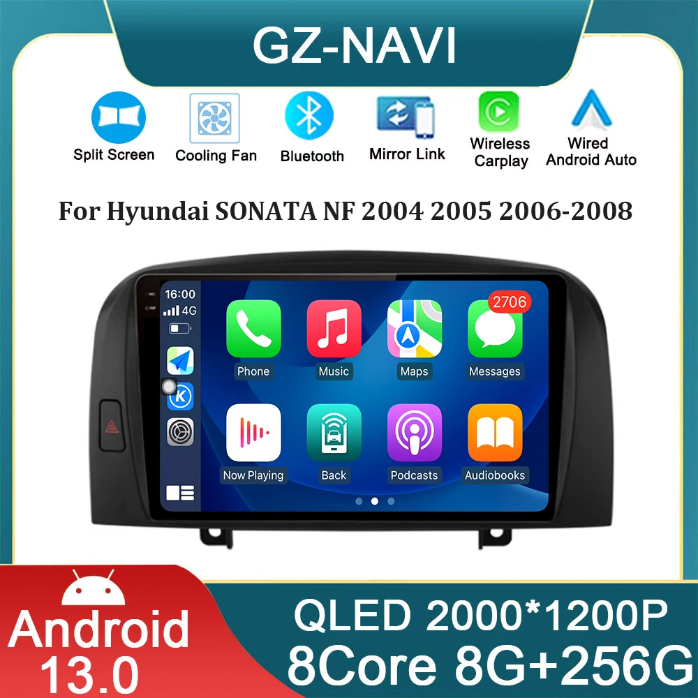 Auto GPS Screen For Hyundai SONATA NF 2004 2005 2006 - 2008 Car Multimedia Radio 4G Carplay Wireless CarPlay Android autoradio
Auto GPS Screen For Hyundai SONATA NF 2004 2005 2006 - 2008 Car Multimedia Radio 4G Carplay Wireless CarPlay Android autoradio