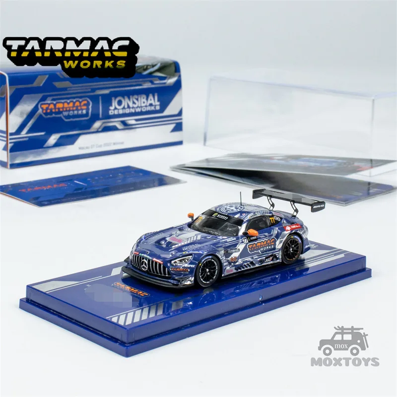 

Tarmac Works x Jonsibal 1:64 MB GT3 Macau GT Cup 2022 Winner #77 Diecast Model Car