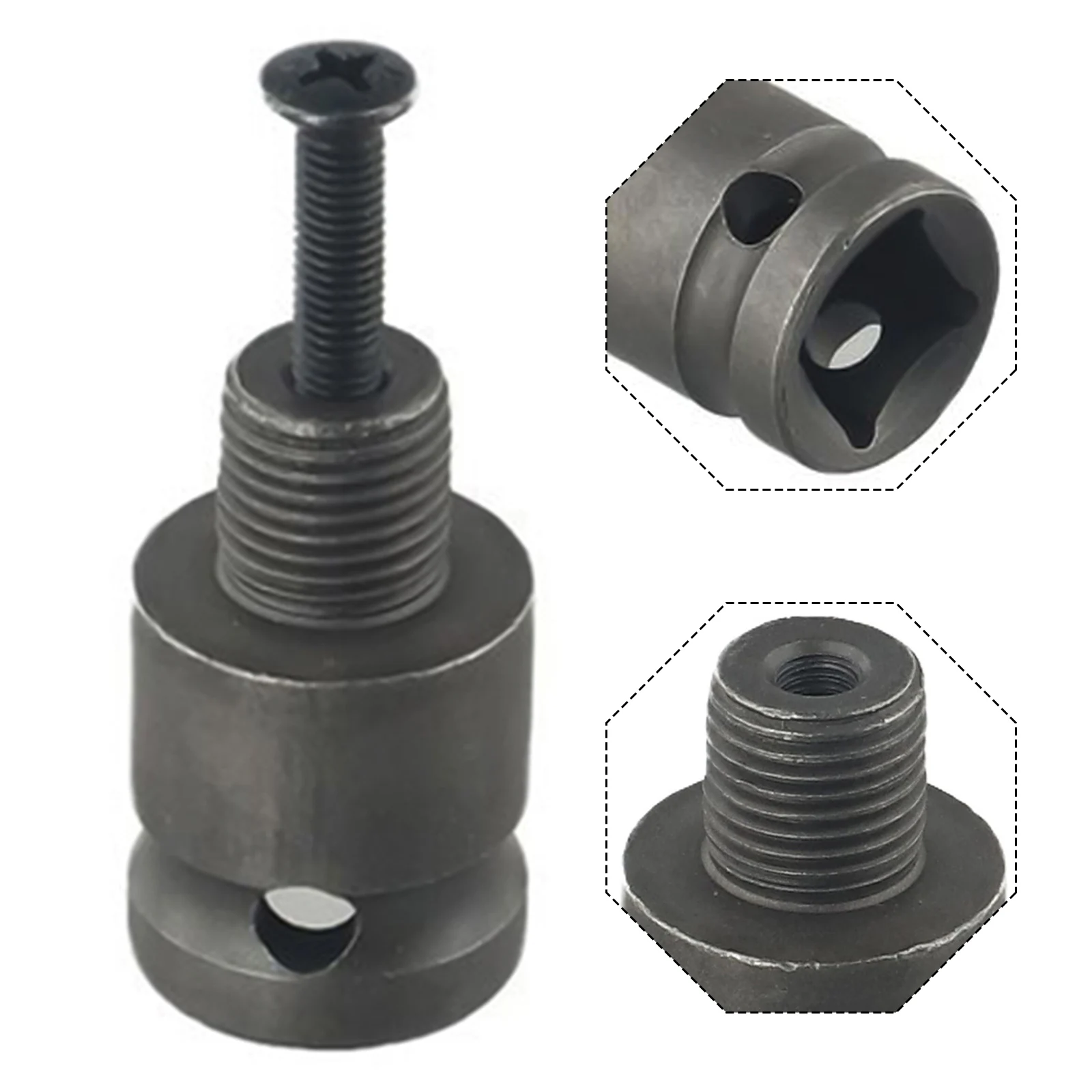 1pc Drill Chuck Adaptor With Screw 1/2-20UNF For Impact Wrench Conversion Alloy Steel Durable High Strength Power Tool Accessory
1pc Drill Chuck Adaptor With Screw 1/2-20UNF For Impact Wrench Conversion Alloy Steel Durable High Strength Power Tool Accessory