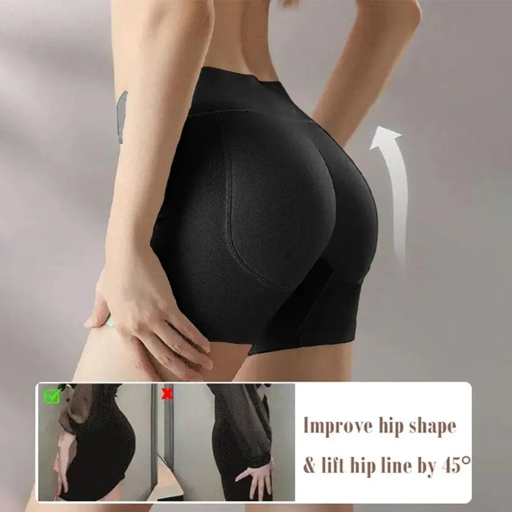 

Women Latex Hip Pads Fake Ass Butt Lifter Booties Enhancer Tummy Trimmer Waist Booty Body Buttocks Shapewear Trainer Shaper A3F5