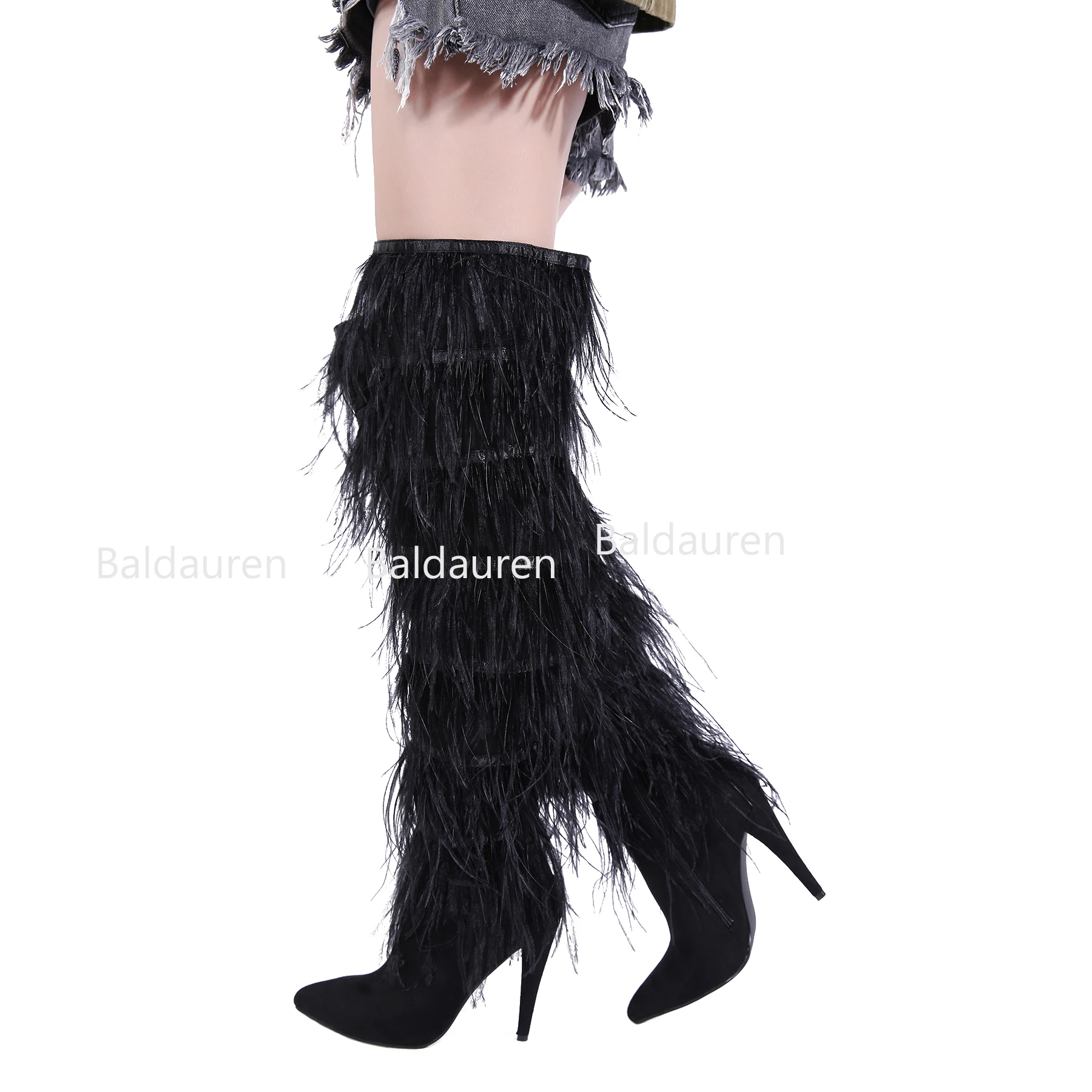2023 Fashion Women's Over The Knee Boots Pointed Toe Feather Tassel Zipper Thigh High Long Boots Stiletto High Heeled Dress Shoe
2023 Fashion Women's Over The Knee Boots Pointed Toe Feather Tassel Zipper Thigh High Long Boots Stiletto High Heeled Dress Shoe