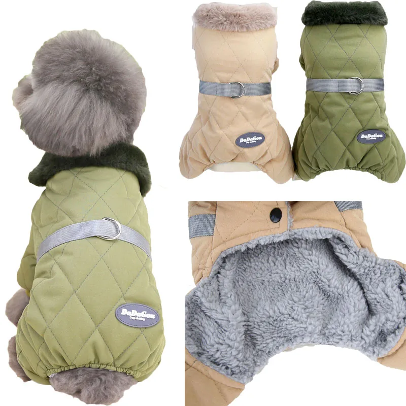 Thick Dog Clothes with Fur Collar,Pet Harness Jumpsuit,Clothing for Small Dogs,Chihuahua Puppy,Cat Tracksuit,Overalls,Winter,#2
Thick Dog Clothes with Fur Collar,Pet Harness Jumpsuit,Clothing for Small Dogs,Chihuahua Puppy,Cat Tracksuit,Overalls,Winter,#2