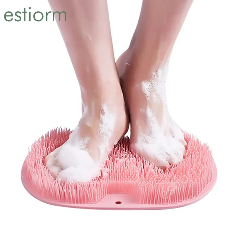 Exfoliating Foot Scrubber Non-slip Silicone Suction Cup Foot Scrub Mat Shower Back Cleaning Brush Bathroom Bath Massage Pad
Exfoliating Foot Scrubber Non-slip Silicone Suction Cup Foot Scrub Mat Shower Back Cleaning Brush Bathroom Bath Massage Pad