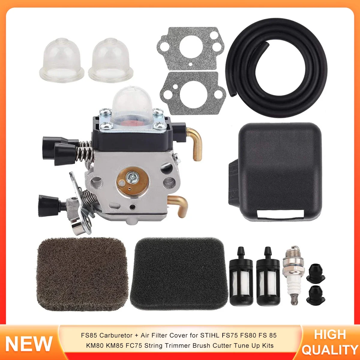 Карбюратор и крышка воздушного фильтра FS85 для триммера STIHL FS75 FS80 FS 85 KM80 KM85 FC75
Карбюратор и крышка воздушного фильтра FS85 для триммера STIHL FS75 FS80 FS 85 KM80 KM85 FC75
