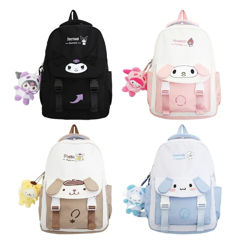 Sanrio MyMelody Cinnamoroll Kuromi Shoulder Bag Kawaii Anime Large Capacity Student School Bag Sweet Cool Backpack Travel Bag
Sanrio MyMelody Cinnamoroll Kuromi Shoulder Bag Kawaii Anime Large Capacity Student School Bag Sweet Cool Backpack Travel Bag