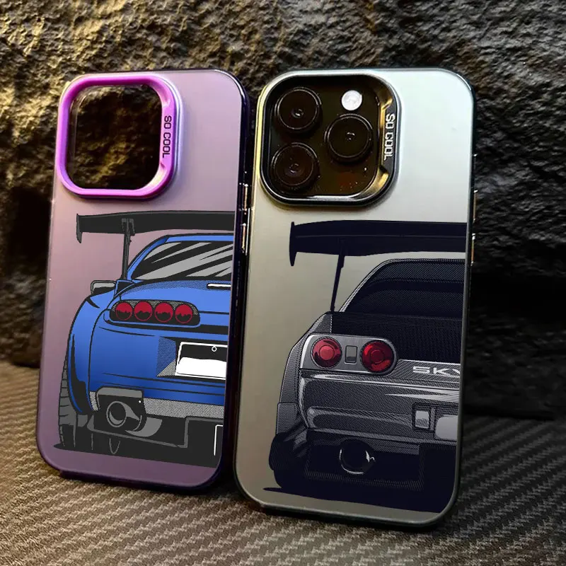 Cartoon Tokyo JDM Male Car Coque For Apple iPhone 16e 16 14 15 13 11 Pro Max Plus Case 12 13 Mini 16e Shockproof Phone Cover Car Cartoon Tokyo JDM Male Car Coque For Apple iPhone 16e 16 14 15 13 11 Pro Max Plus Case 12 13 Mini 16e Shockproof Phone Cover Car
