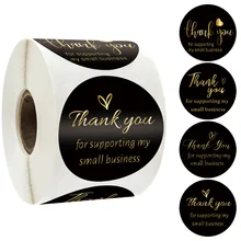 500pcs 4 Designs Black Thank You Sticker 1.5 inch for Supporting My Small Business Sticker Sealing Labels for Packaging
500pcs 4 Designs Black Thank You Sticker 1.5 inch for Supporting My Small Business Sticker Sealing Labels for Packaging