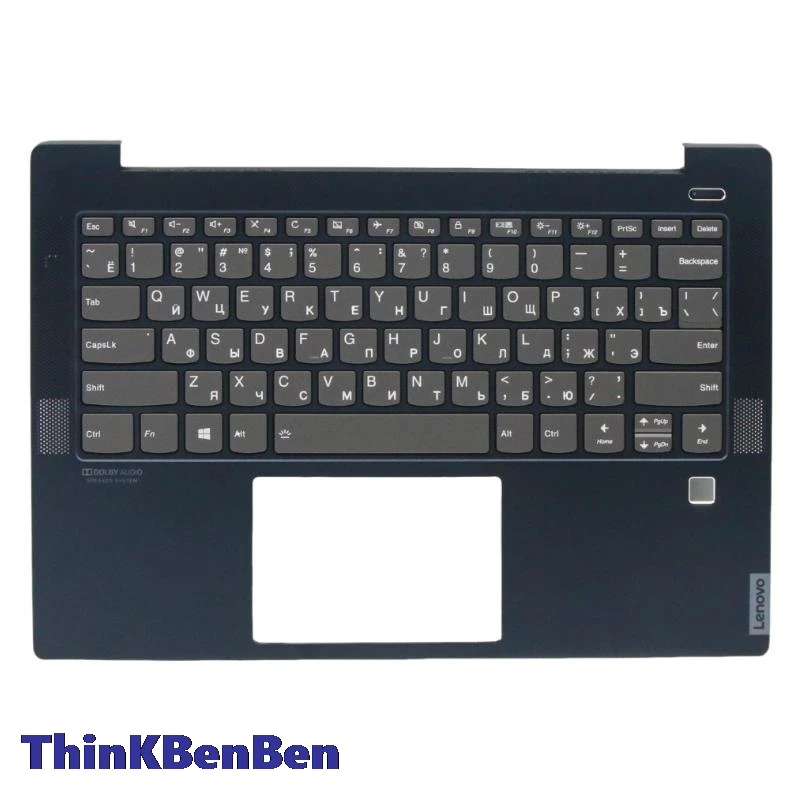 

RU Russian Blue Keyboard Upper Case Palmrest Shell Cover For Lenovo Ideapad S540 14 14IWL 14IML 14API 5CB0S17285
