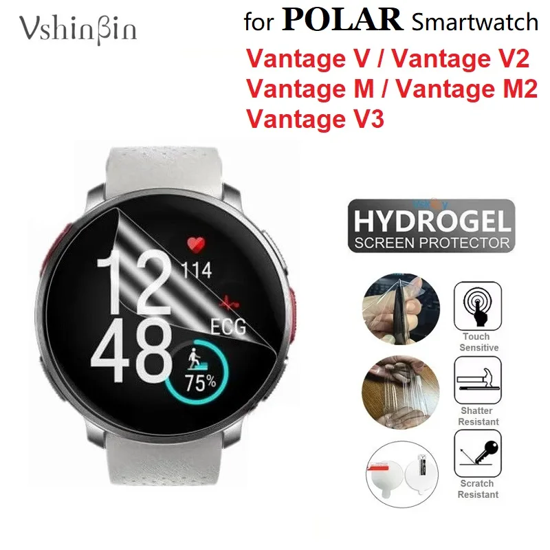10 шт. мягкая Гидрогелевая защитная пленка из ТПУ для POLAR Vantage V3 / V2 круглые умные часы HD прозрачная Защита экрана для Vantage M2 / M
10 шт. мягкая Гидрогелевая защитная пленка из ТПУ для POLAR Vantage V3 / V2 круглые умные часы HD прозрачная Защита экрана для Vantage M2 / M