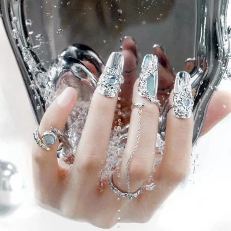 Сплав Moonstone Nail Ring Armor для защиты пальцев нишевое индивидуальное волшебное Открытое кольцо
Сплав Moonstone Nail Ring Armor для защиты пальцев нишевое индивидуальное волшебное Открытое кольцо