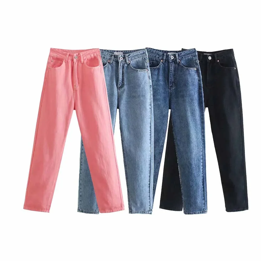 Women's Chic Fashion in 2023 Multi-color Loose and Comfortable Version of High-waisted Jeans Retro Zipper Pants Mujer
Women's Chic Fashion in 2023 Multi-color Loose and Comfortable Version of High-waisted Jeans Retro Zipper Pants Mujer