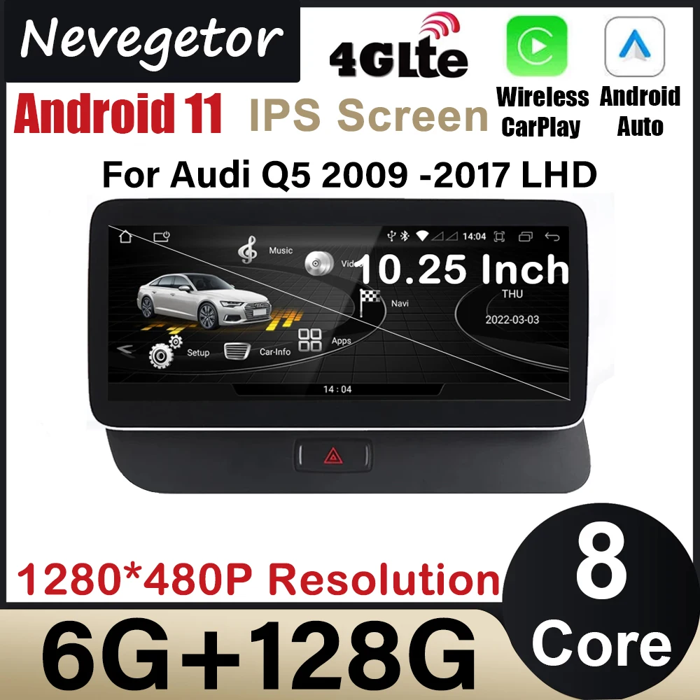 10,25 дюймовый CARPLAY Auto Android 11 для Audi Q5 2009 - 2017 автомобильное стерео радио авто Pantalla мультимедийный плеер GPS навигация
10,25 дюймовый CARPLAY Auto Android 11 для Audi Q5 2009 - 2017 автомобильное стерео радио авто Pantalla мультимедийный плеер GPS навигация