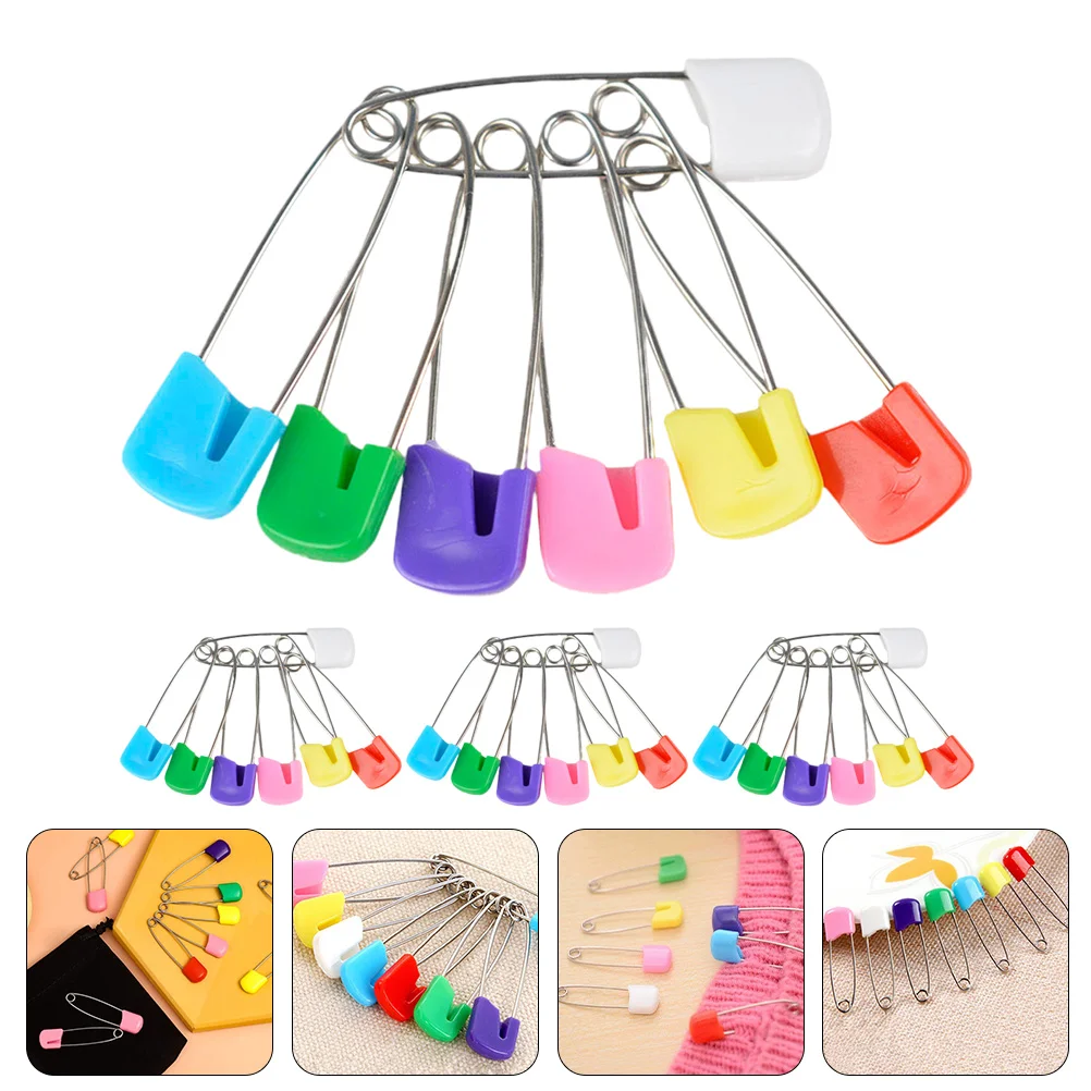 50 Pcs Baby Clothes Child Safety Pins Nappy Face Mask Clothing Fastener Diaper for Diapers Heavy Duty
50 Pcs Baby Clothes Child Safety Pins Nappy Face Mask Clothing Fastener Diaper for Diapers Heavy Duty