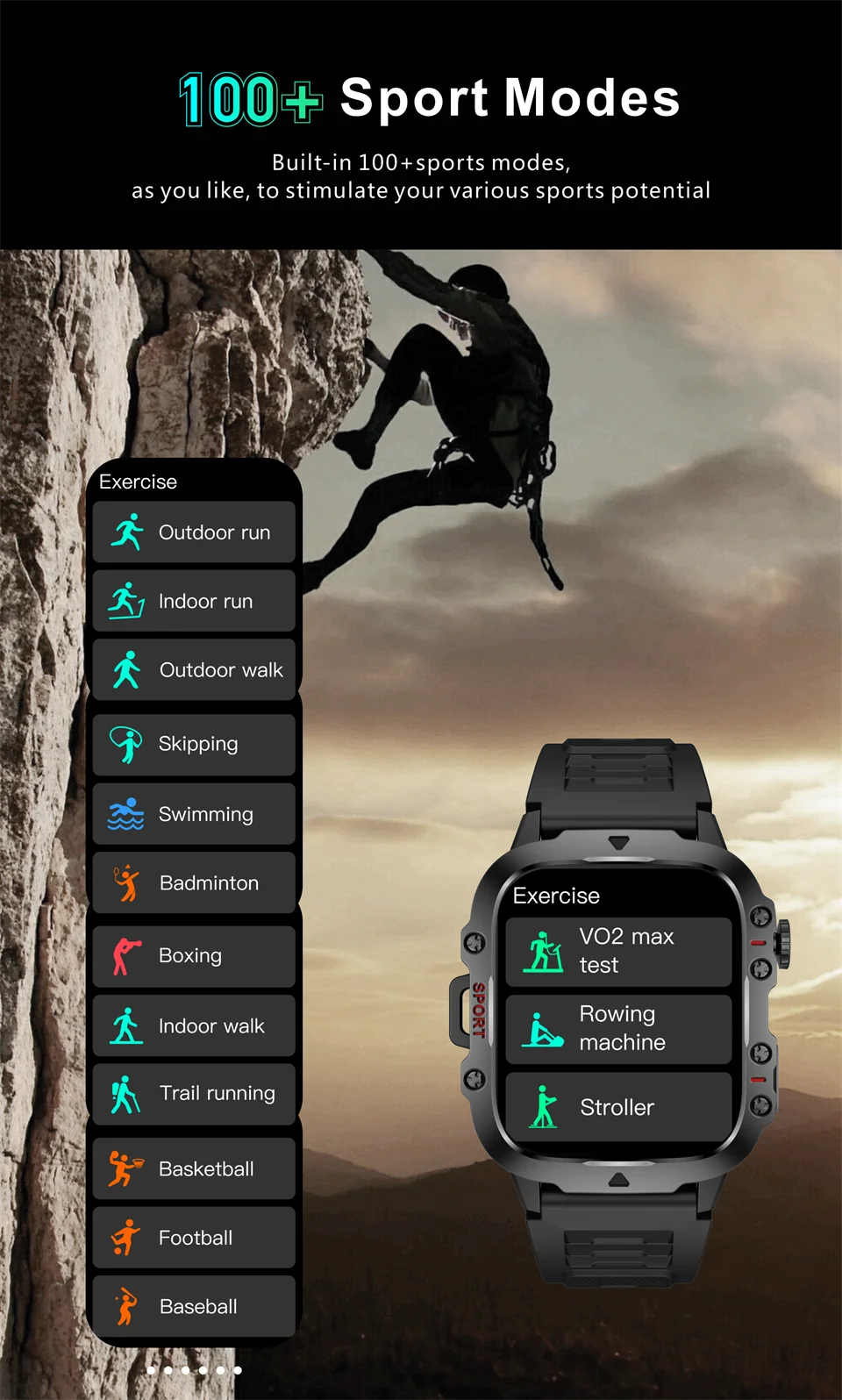 2026 New Rugged Military Smart Watches Men Bluetooth Call Health Monitoring AI Voice Sport Waterproof Smartwatch For Android Men 2026 New Rugged Military Smart Watches Men Bluetooth Call Health Monitoring AI Voice Sport Waterproof Smartwatch For Android Men