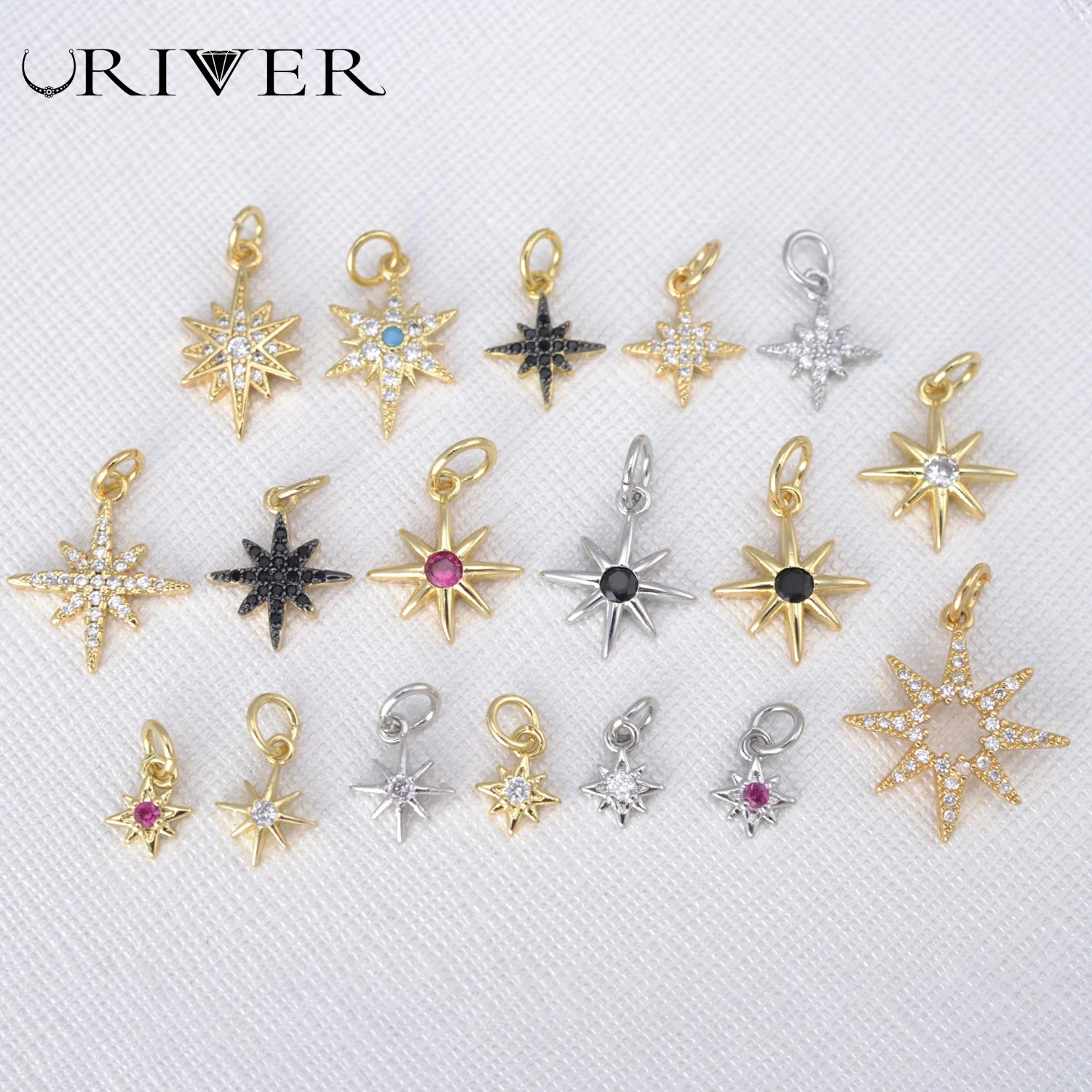 Fine Star Pendants for Women Miniature Zircon Pendant Stars Shaped Diy Jewelry Accessories Earring Necklace Parts Shiny Fittings
Fine Star Pendants for Women Miniature Zircon Pendant Stars Shaped Diy Jewelry Accessories Earring Necklace Parts Shiny Fittings