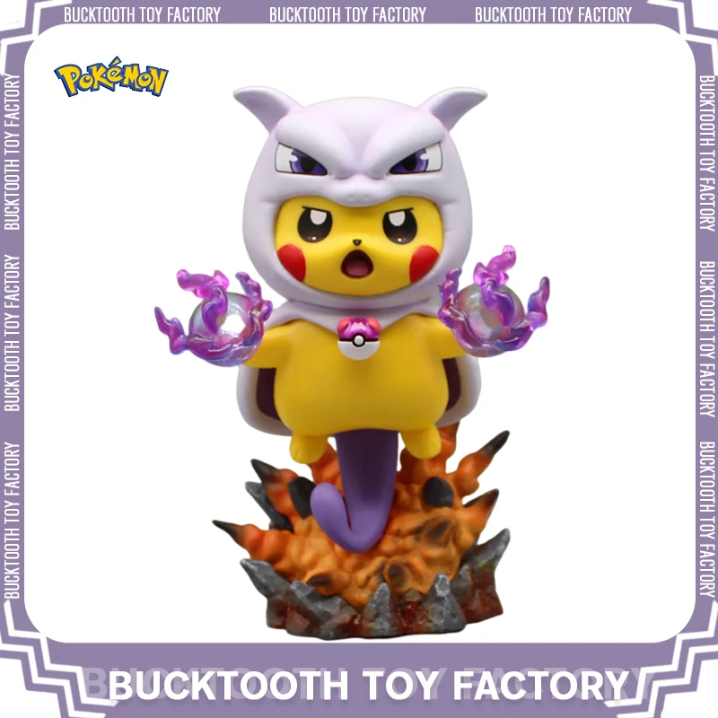 14cm Pokemon Anime Figurine Pikachu COS Dream Mewtwo Drag GK Figure PVC Statue Model Figures Collection Desk Ornaments Toy Gift
14cm Pokemon Anime Figurine Pikachu COS Dream Mewtwo Drag GK Figure PVC Statue Model Figures Collection Desk Ornaments Toy Gift