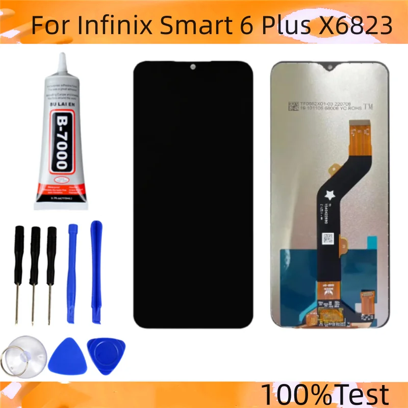 ЖК-дисплей 6,82 дюйма для Infinix Smart 6 Plus X6823 X6823C, сенсорный экран, дигитайзер, панель в сборе, запасные части
ЖК-дисплей 6,82 дюйма для Infinix Smart 6 Plus X6823 X6823C, сенсорный экран, дигитайзер, панель в сборе, запасные части