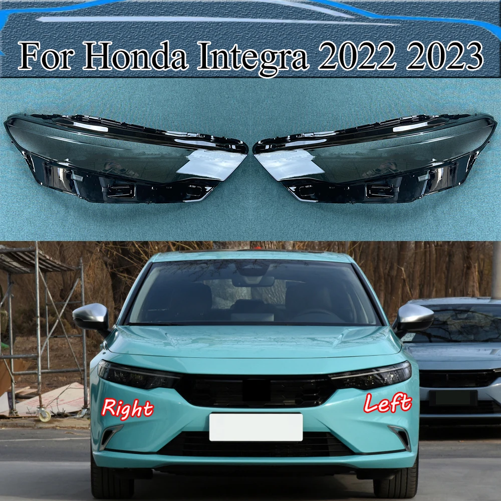 

Прозрачный чехол для передней фары Honda Integra 2022 2023, замена оригинального абажура из плексигласа