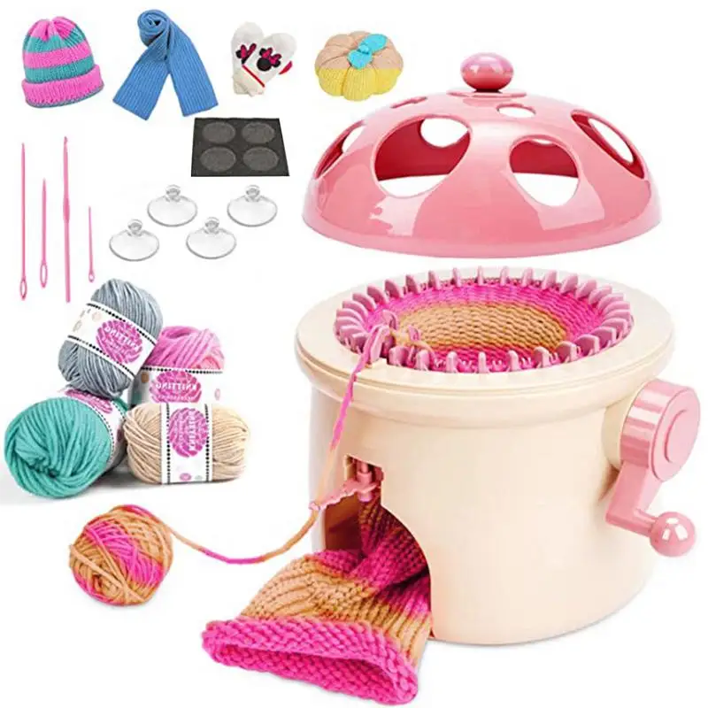 32 Needles Knitting Machine, Smart Weaving Loom Round Knitting Machines,DIY Knitting Board Rotating Double Loom for Adults ,Kids
32 Needles Knitting Machine, Smart Weaving Loom Round Knitting Machines,DIY Knitting Board Rotating Double Loom for Adults ,Kids